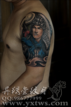 三国人物赵云纹身