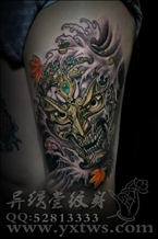 传统嘎巴啦纹身