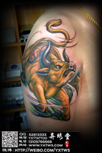 金牛纹身