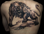 狮子纹身