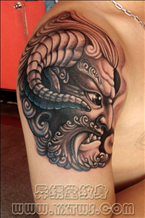 怪兽纹身