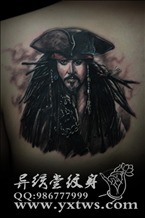 加勒比海盗纹身