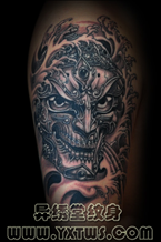 传统嘎巴拉纹身